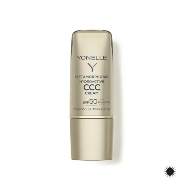 Metamorphosis Hydroactive CCC Cream SPF 50 Summer Sand Atspalvį suteikiantis veido kremas, 30ml
