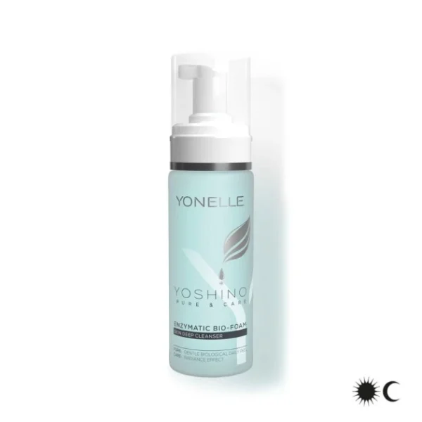 Yoshino Enzymatic Bio-Foam Giliai valančios veido prausimosi putos, 160ml