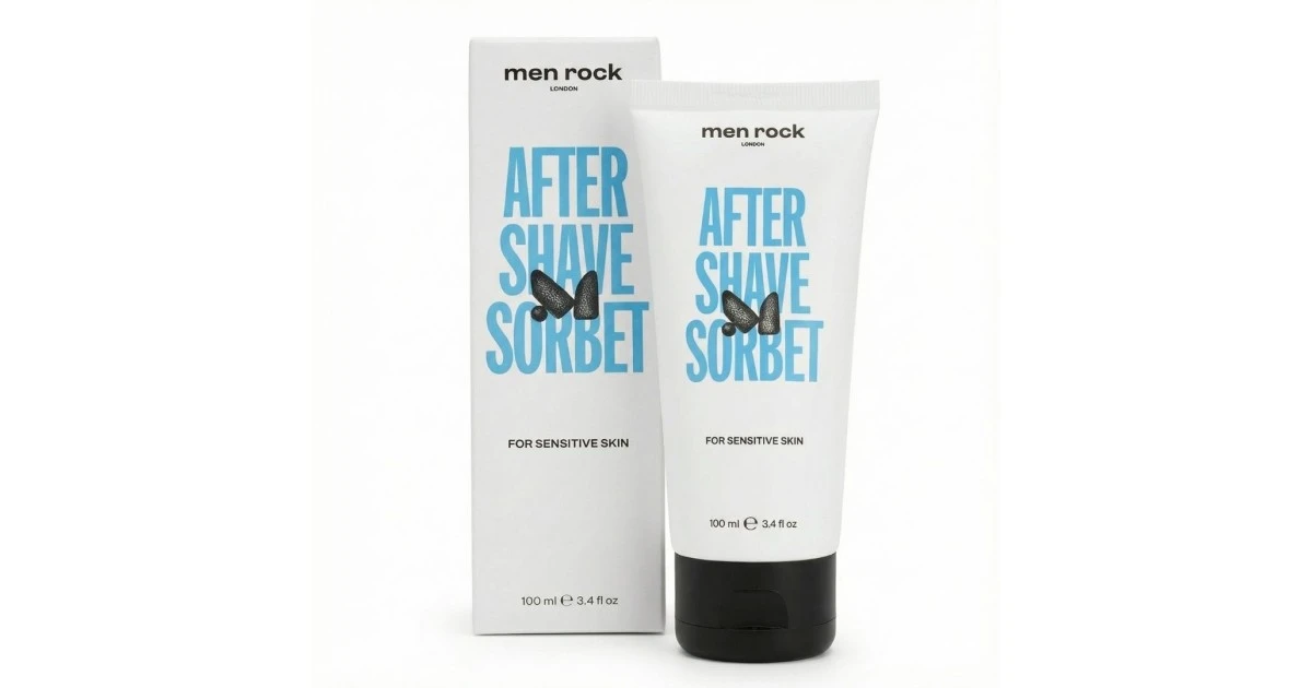 men-rock-after-shave-sorbet-sensitive-skin-kremas-serbetas-po-skutimosi-jautriai-odai-100ml-5060796560817 Kremas-šerbetas po skutimosi jautriai odai "After Shave Sorbet Sensitive Skin", 100 ml - Paveikslėlis 1