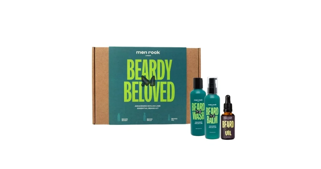 Barzdos priežiūros rinkinys „Beardy Beloved Awakening Sicilian Lime Beard Kit”, 1 vnt.