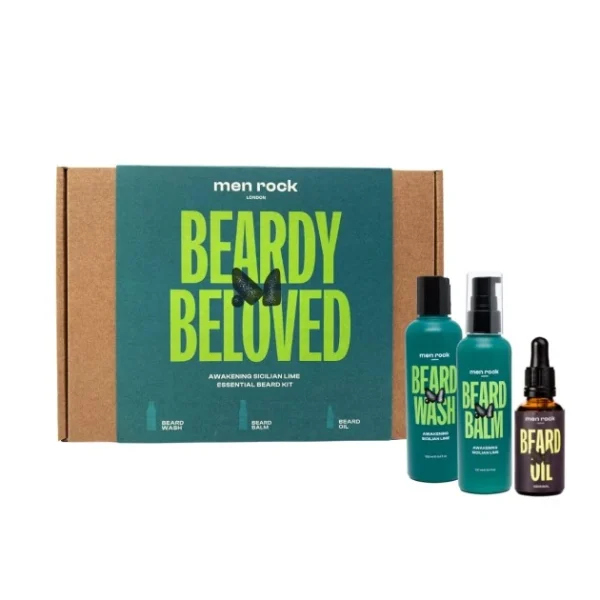 Barzdos priežiūros rinkinys "Beardy Beloved Awakening Sicilian Lime Beard Kit", 1 vnt.