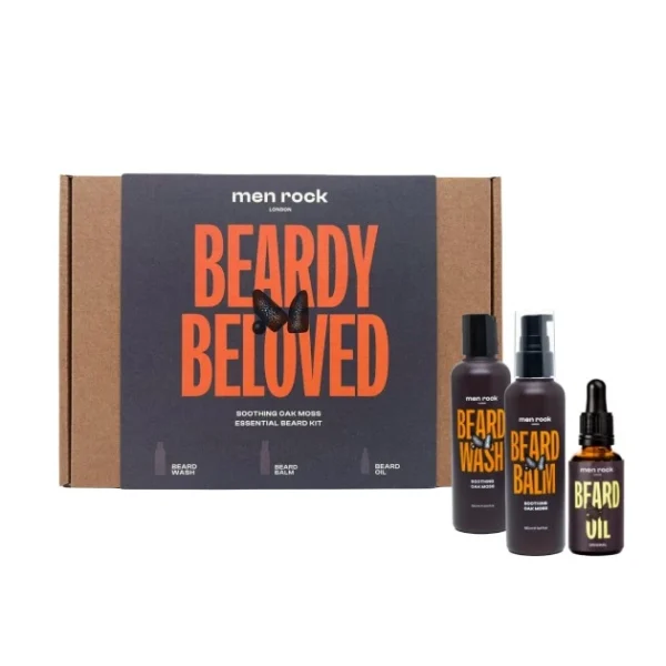 Barzdos priežiūros rinkinys "Beardy Beloved Soothing Oak Moss Beard Kit", 1 vnt.
