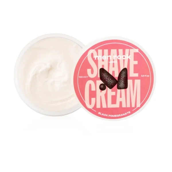 Granatų aromato skutimosi kremas "Black Pomegranate Shave Cream", 100 ml