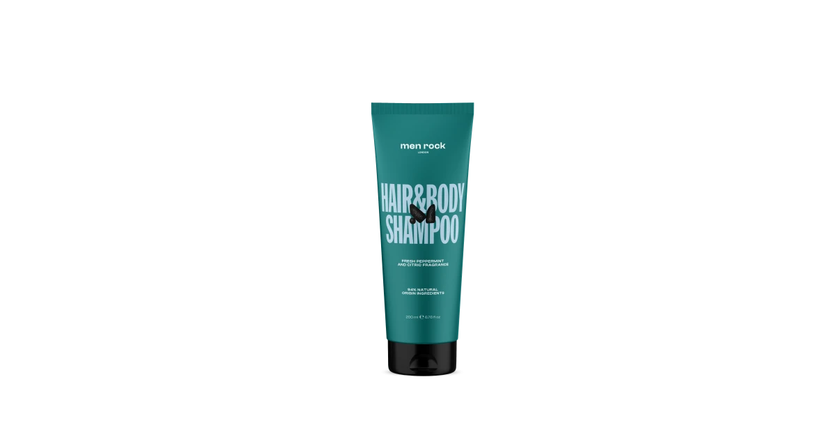 men-rock-hair-and-body-shampoo-sampunas-ir-kuno-prausiklis-vyrams-200ml-5060796560190 Šampūnas ir kūno prausiklis vyrams "Hair & Body Shampoo", 200 ml - Paveikslėlis 1