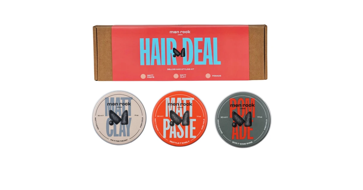 men-rock-hair-deal-plauku-formavimo-priemoniu-rinkinys-3x30ml-5060796560336 Plaukų formavimo priemonių rinkinys "Hair Deal", 3 x 30 ml - Paveikslėlis 1