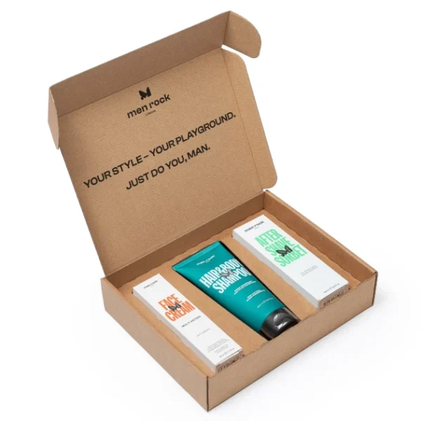 Plaukų ir odos priežiūros priemonių rinkinys vyrams "Routine Goals Essential Grooming Routine Kit", 1 vnt.