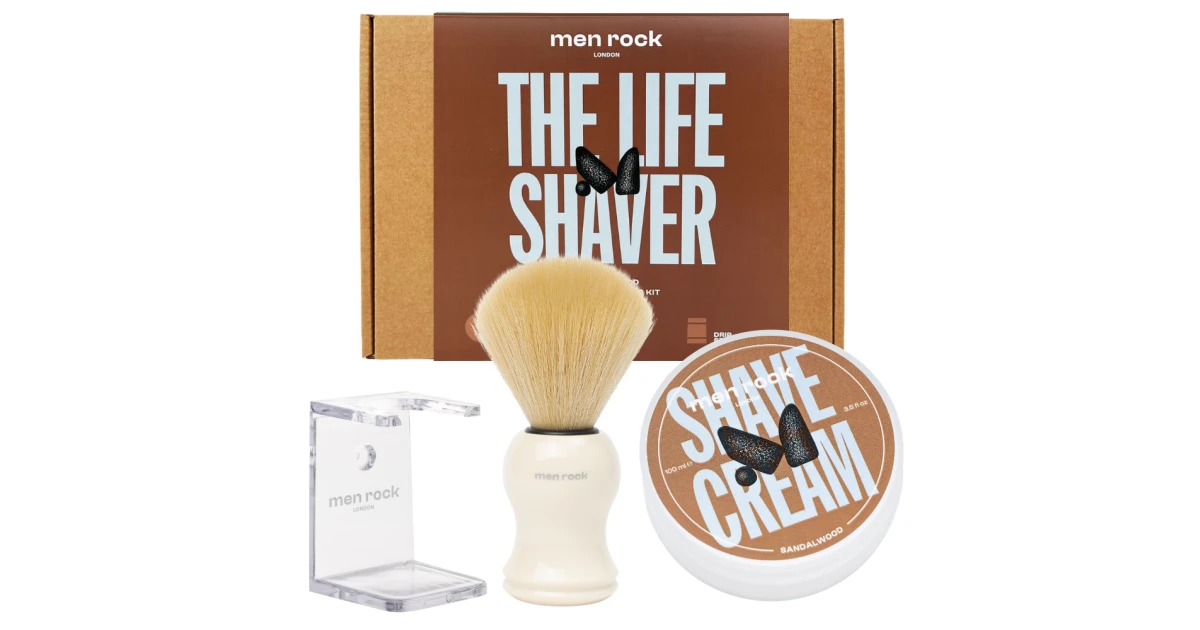 men-rock-the-life-shaver-sandalwood-essential-shaving-kit-skutimosi-priemoniu-rinkinys-1vnt-5060796560275 Skutimosi priemonių rinkinys "The Life Shaver Sandalwood Essential Shaving Kit", 1 vnt. - Paveikslėlis 1