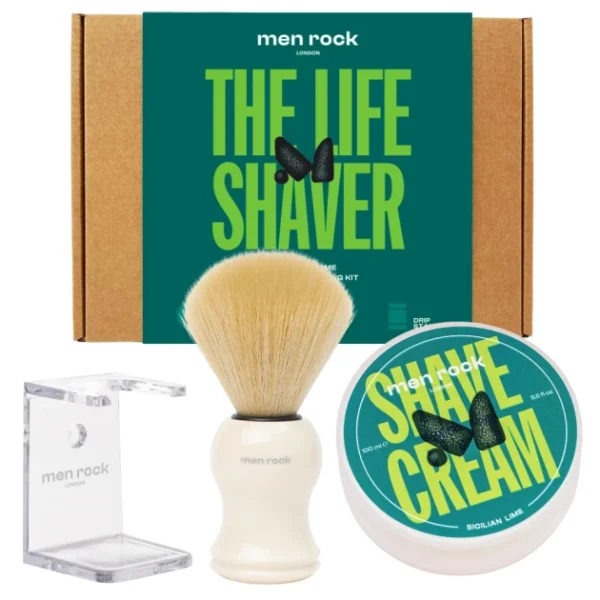 Skutimosi priemonių rinkinys "The Life Shaver Sicilian Lime Essential Shaving Kit", 1 vnt.