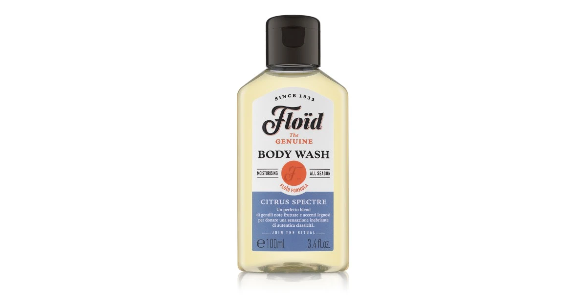 floid-body-wash-citrus-spectre-drekinamasis-duso-gelis-100ml-8004395321377 Body Wash Citrus Spectre Drėkinamasis dušo gelis, 100 ml - Paveikslėlis 1