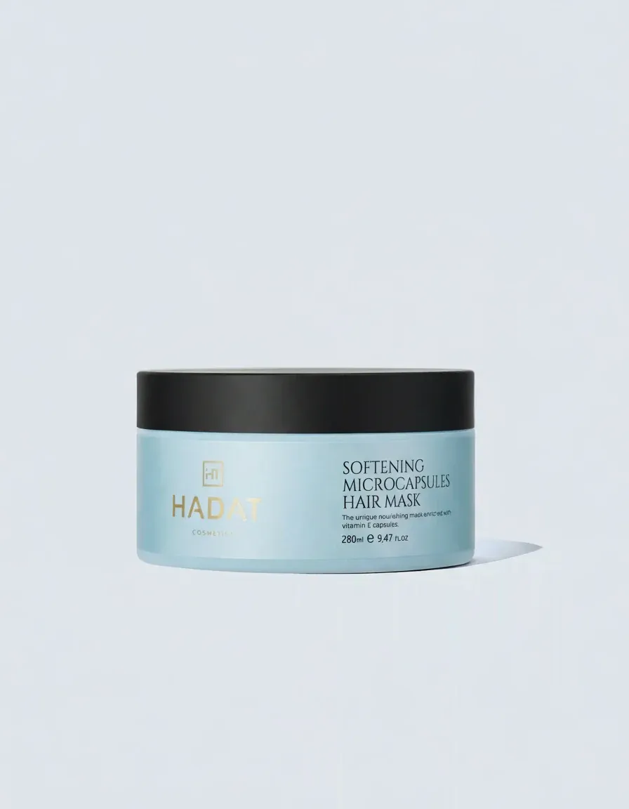 hadat-softening-microcapsule-hair-mask-280ml-optimized-7290019774662 HADAT Microcapsule Hair Mask – mikrokapsulinių elementų plaukų kaukė 280ml - Paveikslėlis 1