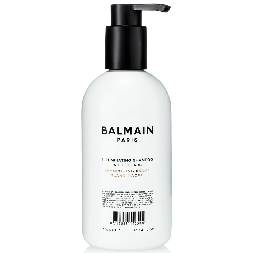BAL-8719638142540_shampoo-illuminating-white-pearl-300ml BALMAIN Shampoo Illuminating White Pearl – balto perlo atspalvio šampūnas 300ml - Paveikslėlis 1