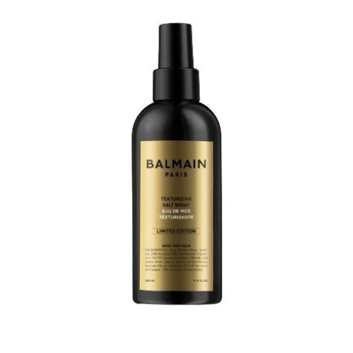 BAL-8720246247893_texturizing-salt-spray-black-gold-200ml BALMAIN Texturizing Salt Spray – Black & Gold – jūros druskos tekstūrinantis purškiklis, limituota Black & Gold kolekcija 200ml - Paveikslėlis 1