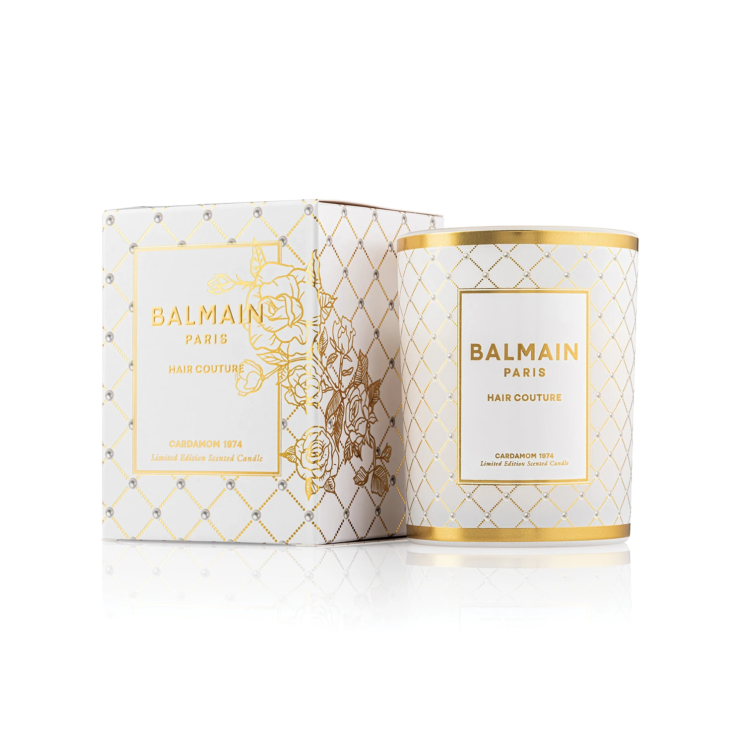 BAL-8720791754655_balmain-anniversary-candle-cardamom-150g BALMAIN Anniversary Candle Cardamom – jubiliejinė aromatinė žvakė su kardamono kvapu - Paveikslėlis 1